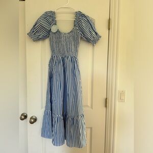 NWT Hill House Louisa Nap Dress - Blueberry Stripe